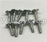Wltoys 18405 Parts-Round Head self tapping screws with tape(M3x10PWA)-10pcs,Wltoys 18405 RC Crawler Car Spare Parts Replacement Accessories,1:18 18405 4wd RC rock racing car Parts,On Road Drift Racing Truck Car Parts